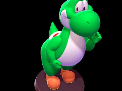 Yoshi - Mario 3D print model