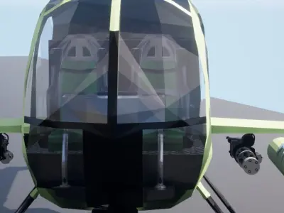 Little Bird Helicopter 3D model