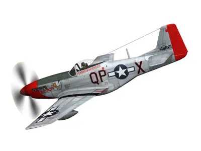 North American P-51D Mustang - Iron Ass 3D model