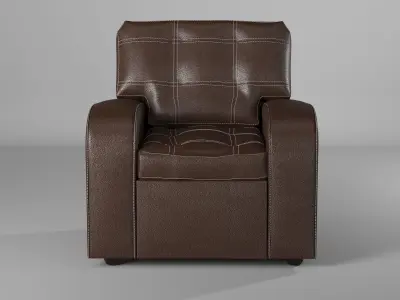 Chair Leathe Free 3D model