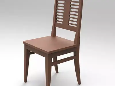 Modern Dining Chair  Free 3D print model