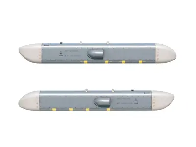 KG600 KRKL700A Airborne Electronic Countermeasures Pod ECM Low-poly 3D model