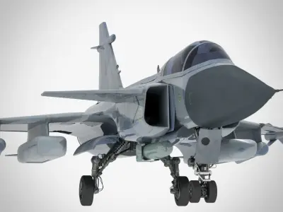 Gripen 3D model
