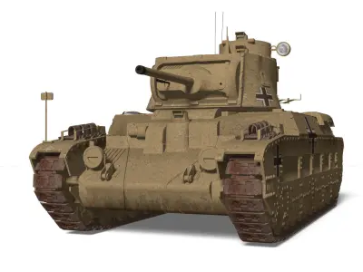 Panzerkampfwagen MkII748 3D model