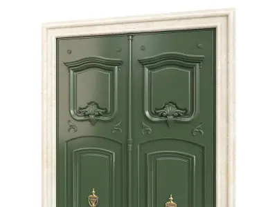 Entrance classic door 97 3D model