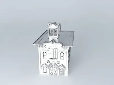 Stn 11 Minneapolis Cataract Station 1853 Free 3D model