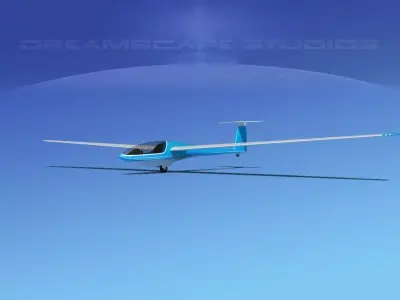 DG-400 15-Metre Motorglider V13 3D model