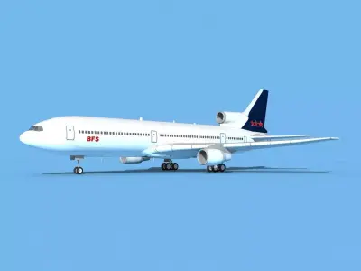 Lockheed L-1011 TriStar BFS 3D model