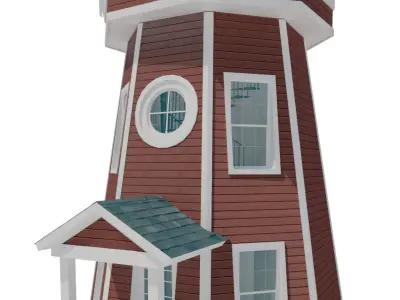 House-017-Lighthouse 3D model