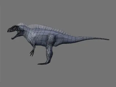 Acrocanthosaurus dinosaur 3D model