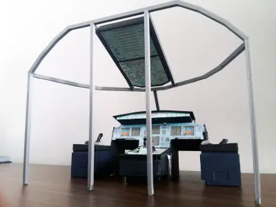 Airbus Simulator Mockup 1-12 scale 3D print model