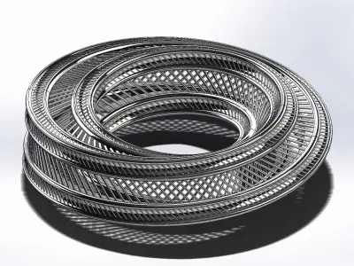 Complex Mobius Geometry 3D model