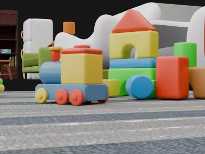 low poly assets Free low-poly 3D model