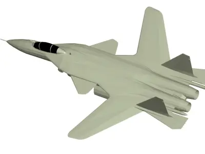 Sukhoi Su-47 3D model