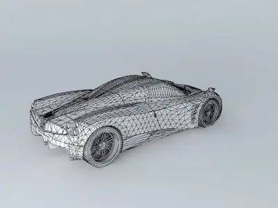 Pagani Huayra 2012 Free 3D model