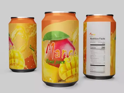 Fruit energy drink 3D model