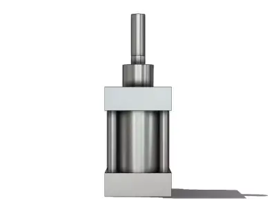 Cilindro Pneumatico Airtec SE80A255NFBNPT Pneumatic Cylinder 3D model