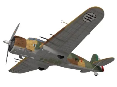 breda ba65 K14 3D model
