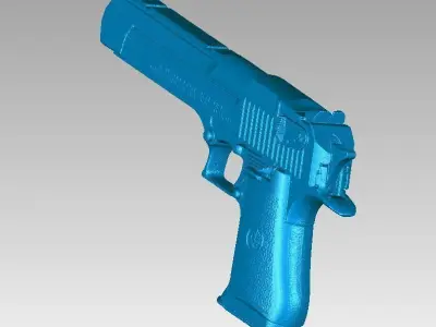 Real Desert Eagle Replica Direct 3D Scan 3D model