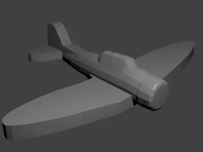Japanese D3A Val Dive Bomber Free 3D print model