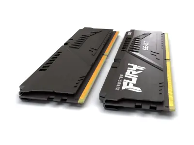 DDR5 Kingston RAM Module 3D model
