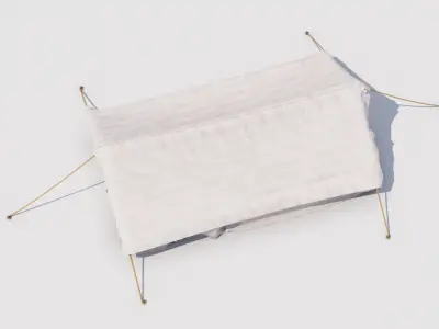 Tent 01 Low-poly 3D model