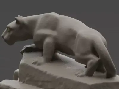 Nittany Lion Shrine Free 3D model