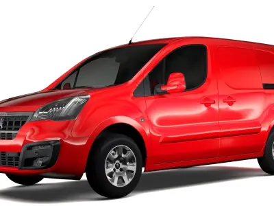 Peugeot Partner Van L1 Electric 2017 3D model