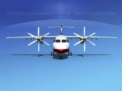 Dornier Do-328-130 Scot Airways 3D model