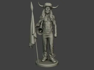 Capitol assault forces 3D print model