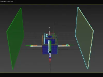 Active Adaptive Digital Tank Camouflage - Concept 3D model