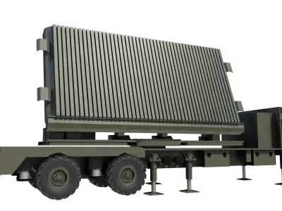 GreenPine radar 3D model