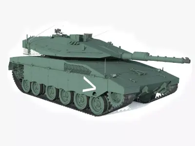 Tank Merkava Mark IV 3D model