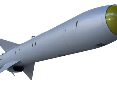 ASM-2  Type 93 air-to-ship missile 3D model