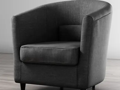 Tulsa armchair Free 3D model