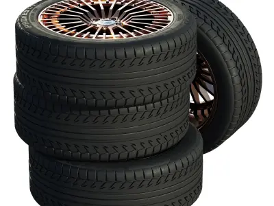 Mercedes wheels 3D model