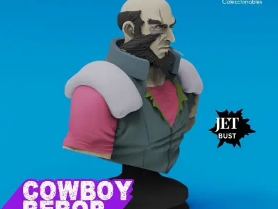 Anime Classics Cowboy Bebop - Jet 3D print model