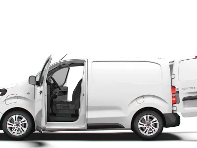 Opel Vivaro Electric Van L1 HQ Interior 2024 3D model