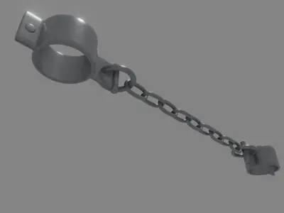 Leg Shackles 3D model