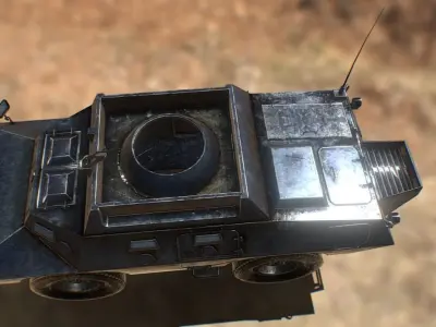 Spec Ops Apc Militar vehicle Low-poly 3D model