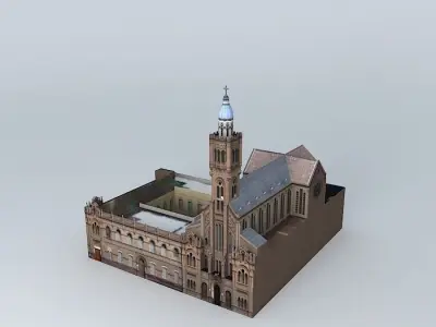 Church and Convent of Our Lady of Carmen Free 3D model