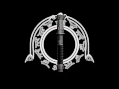 Baylan Skoll Lightsaber 3D print model