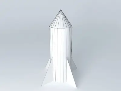 mystery missile Free 3D model