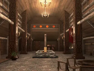 Skyrim Tavern The Elder Scrolls 3D model
