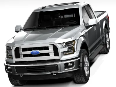 Ford F-150 Extended Cab 2015 3D model
