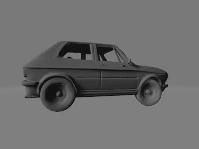 Alfa Romeo 145  Static 3D Printable Model 3D model