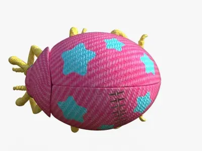 Brave Ladybug Free low-poly 3D model