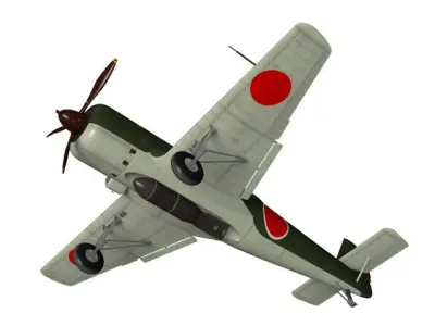 Nakajima Ki-115 Tsurugi 3D model