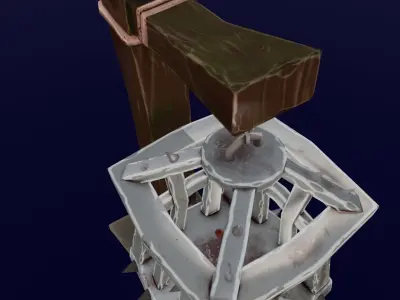 Bird Cage 3D Model Low-poly 3D model