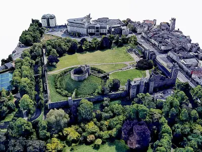 Cardiff Castle Low-poly 3D model